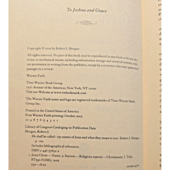 He Shall Be Called: 150 Names of Jesus and What They Mean to You by Morgan: Used - Picture 4 of 12